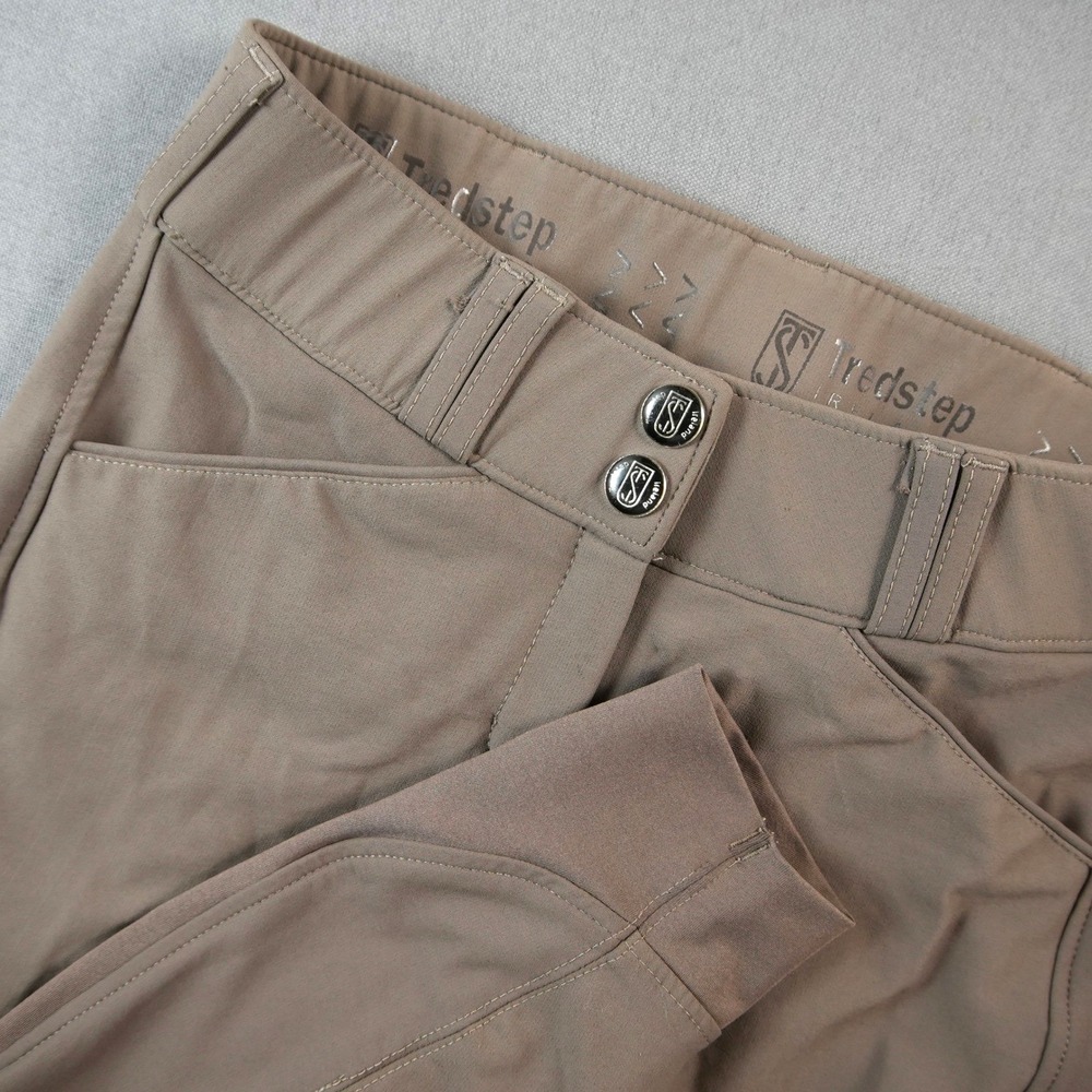 Tredstep Symphony Nero II Breeches Women 24 Taupe 24x25 Equestrian Riding Pants